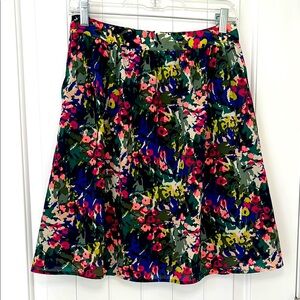 J. Crew., Sz 6, floral, spring, summer, soft girl, light, academia, prep skirt